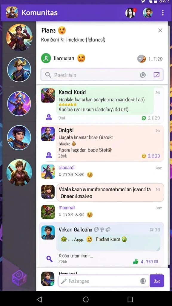 Antarmuka permainan yang user-friendly.