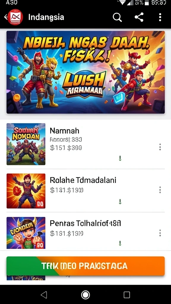 Gameplay yang memikat dengan berbagai tantangan seru.