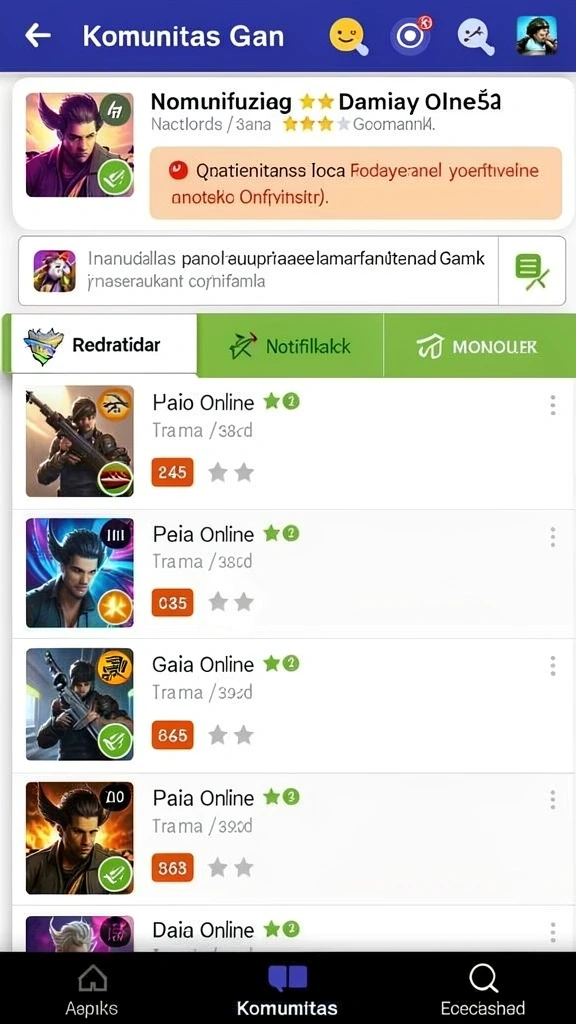 Screenshot 1 menunjukkan pemandangan alam yang memukau.
