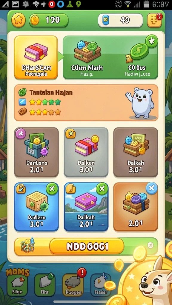 Sistem reward yang menarik dan menguntungkan.