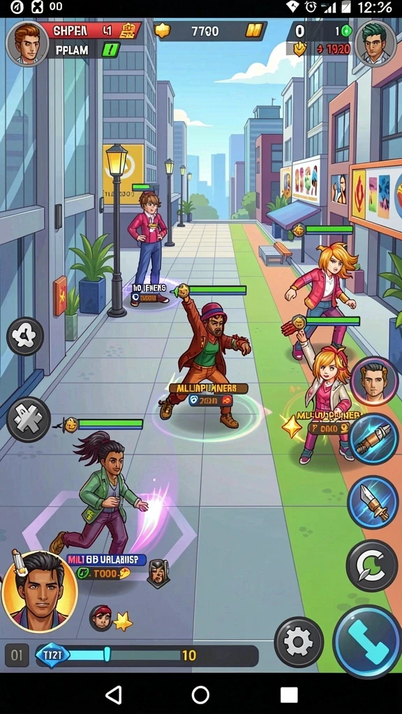 Visual mendetail dari lingkungan permainan yang menawan.