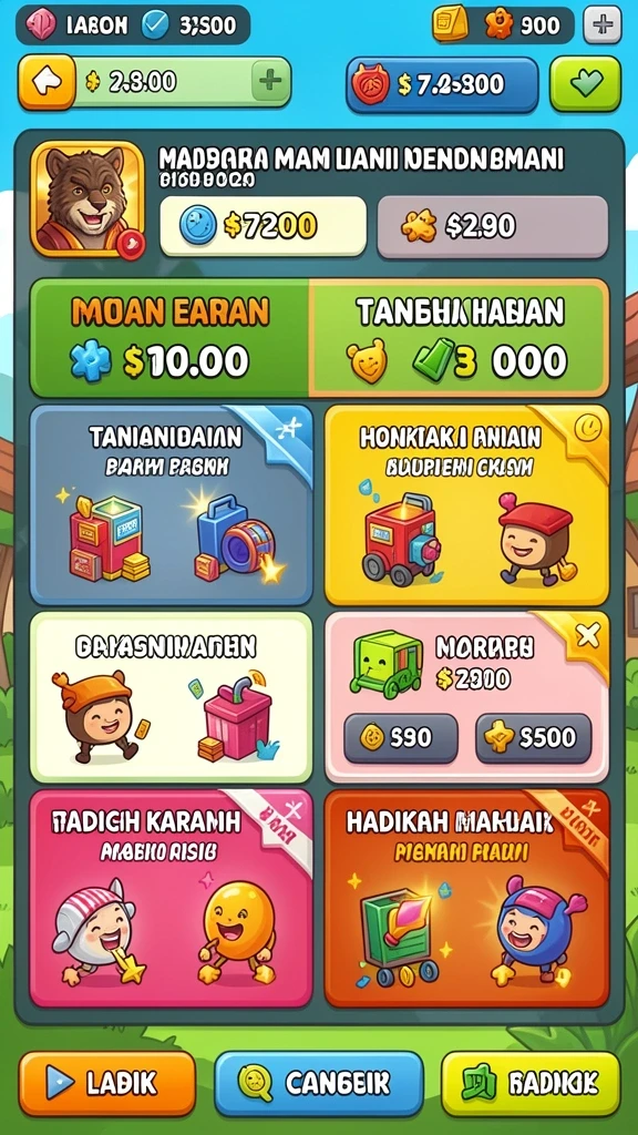 Screenshot menampilkan tampilan antarmuka pengguna yang menarik.