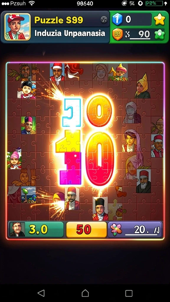 Terdapat berbagai tantangan menarik di setiap level.