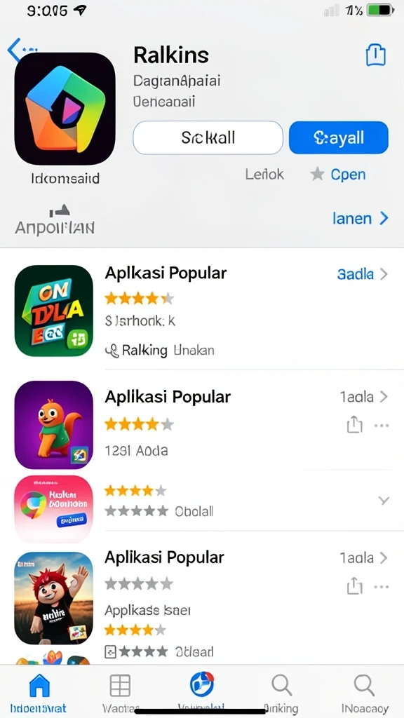 Tampilan grafis yang memukau dan penuh warna.