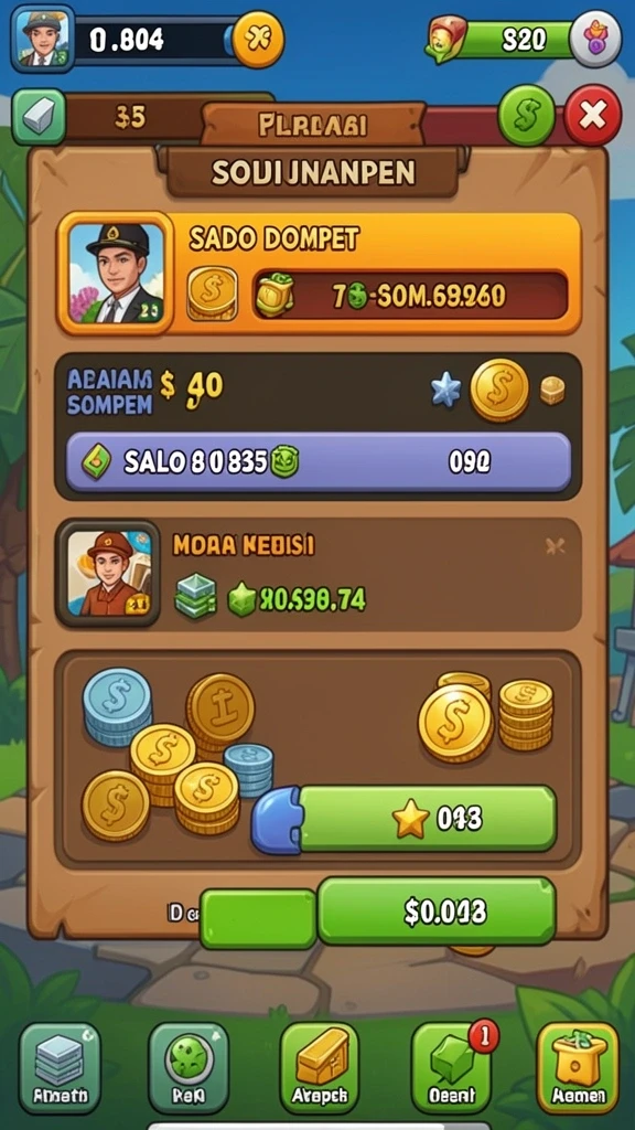 Beragam karakter yang dapat dipilih untuk pengalaman bermain.