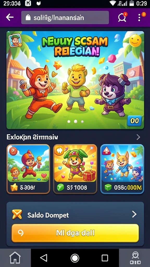 Karakter unik dan menarik dalam permainan.