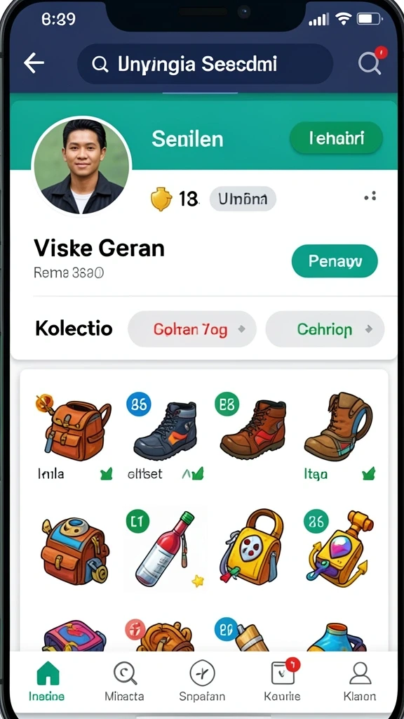 Tampilan antarmuka yang menarik dan mudah digunakan.