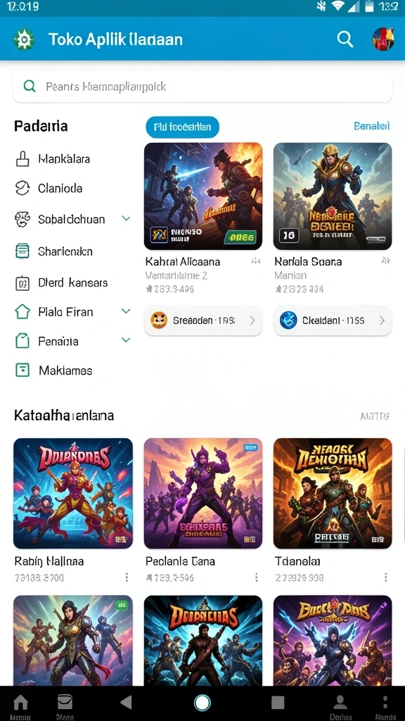 Tampilan antarmuka yang menarik dan mudah digunakan.