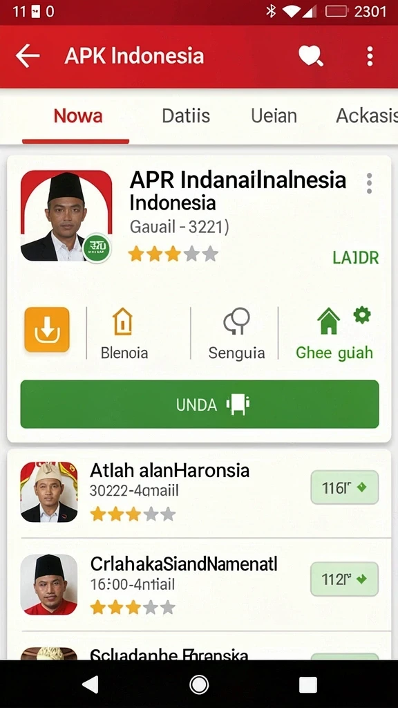 Tampilan antarmuka yang user-friendly.