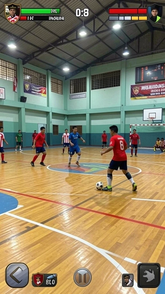 Screenshot tampilan awal game dengan karakter menarik.