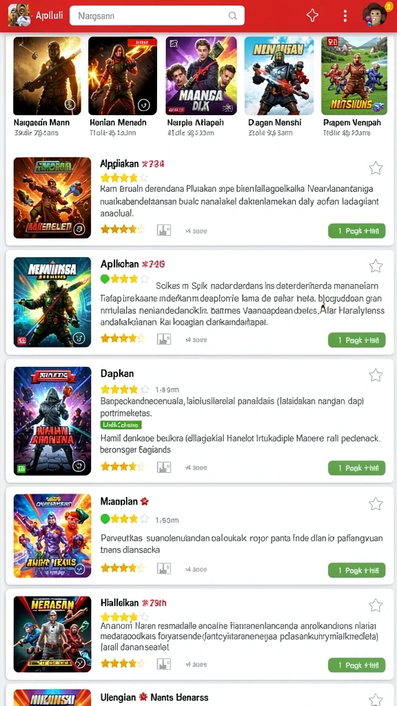 Lihat aksi seru karakter dalam pertempuran.