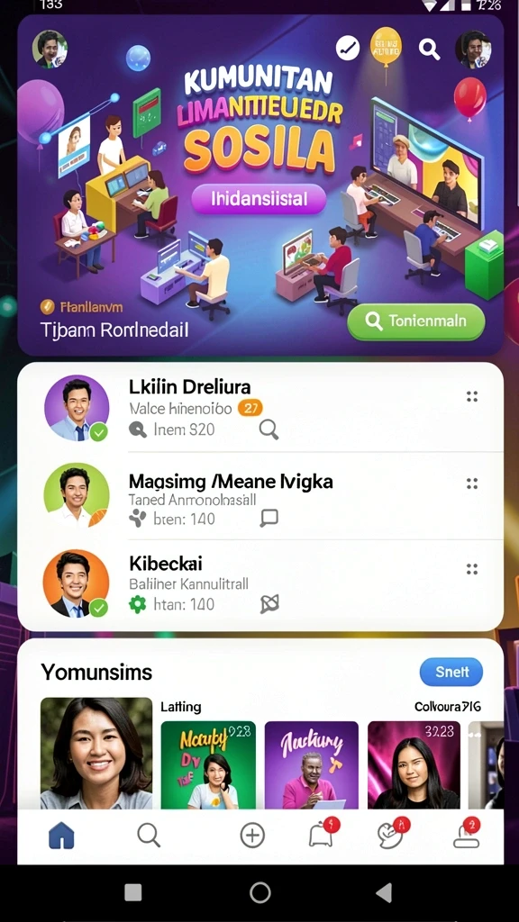 Tampilan antarmuka yang intuitif dan menarik.