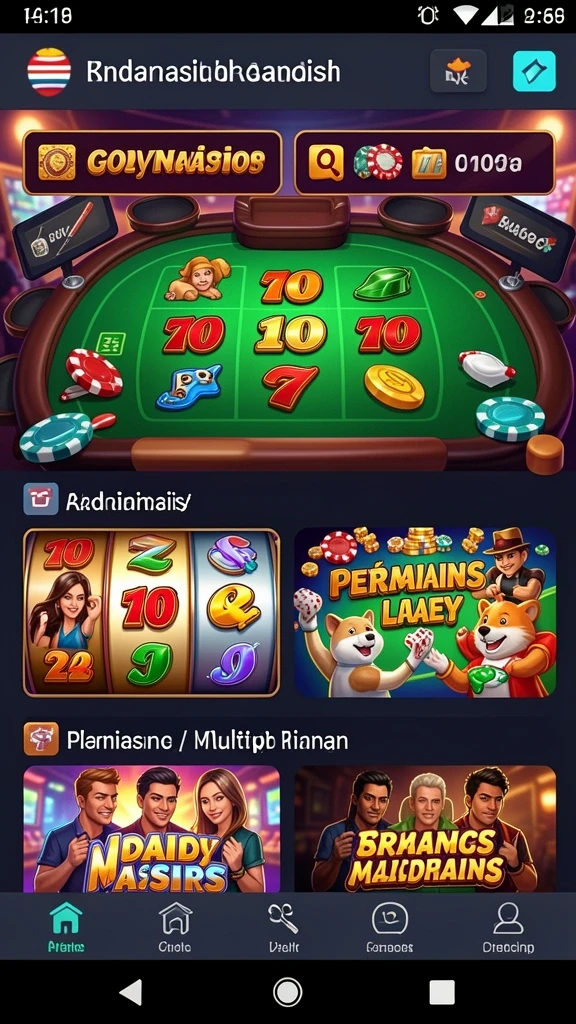 Tampilan antarmuka JUTAWANTOTO yang menarik dan user-friendly.