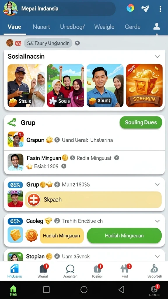 Beragam karakter untuk dipilih dengan kemampuan unik.