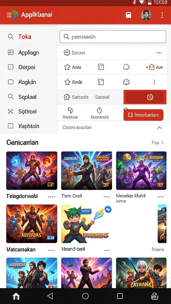 Beragam pilihan permainan yang menghibur dan seru.