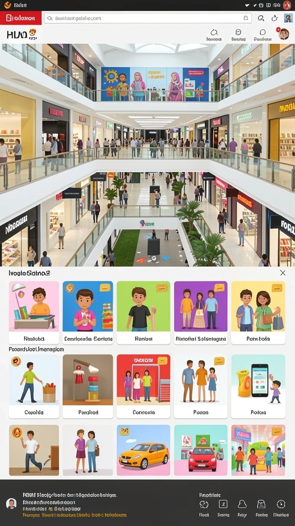 Menu promosi dengan bonus menarik untuk pengguna.