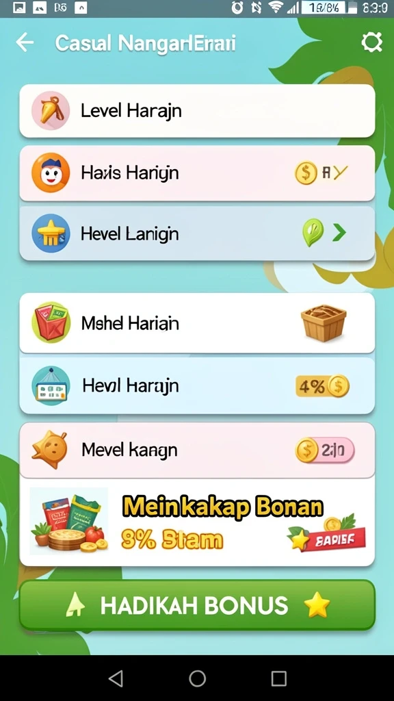 Berbagai tema permainan slot yang menghibur.