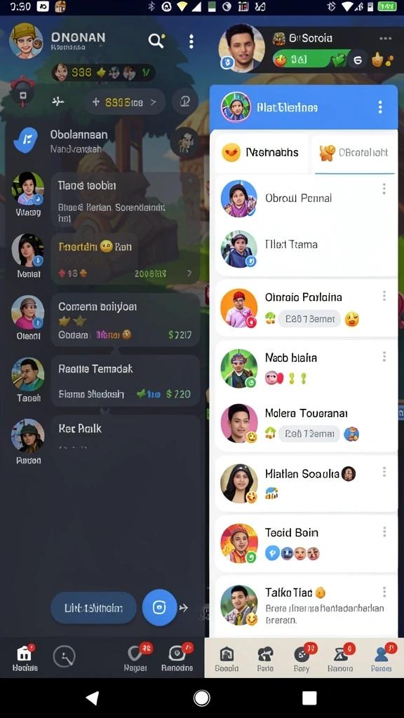 Berbagai senjata dan alat yang siap digunakan.