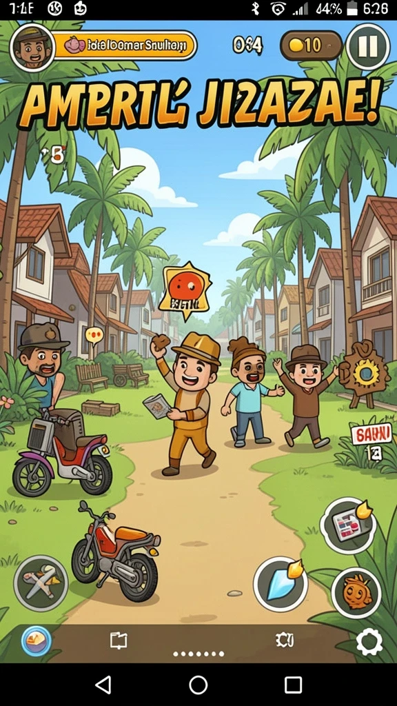 Tampilan utama game MDG188 dengan menu yang intuitif.