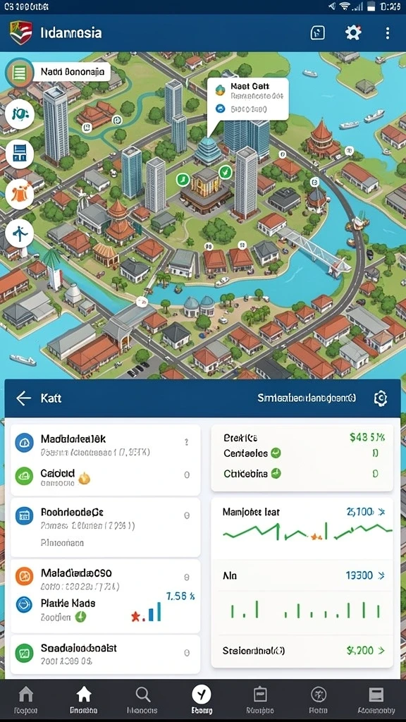 Tampilan antarmuka yang intuitif dan menarik.
