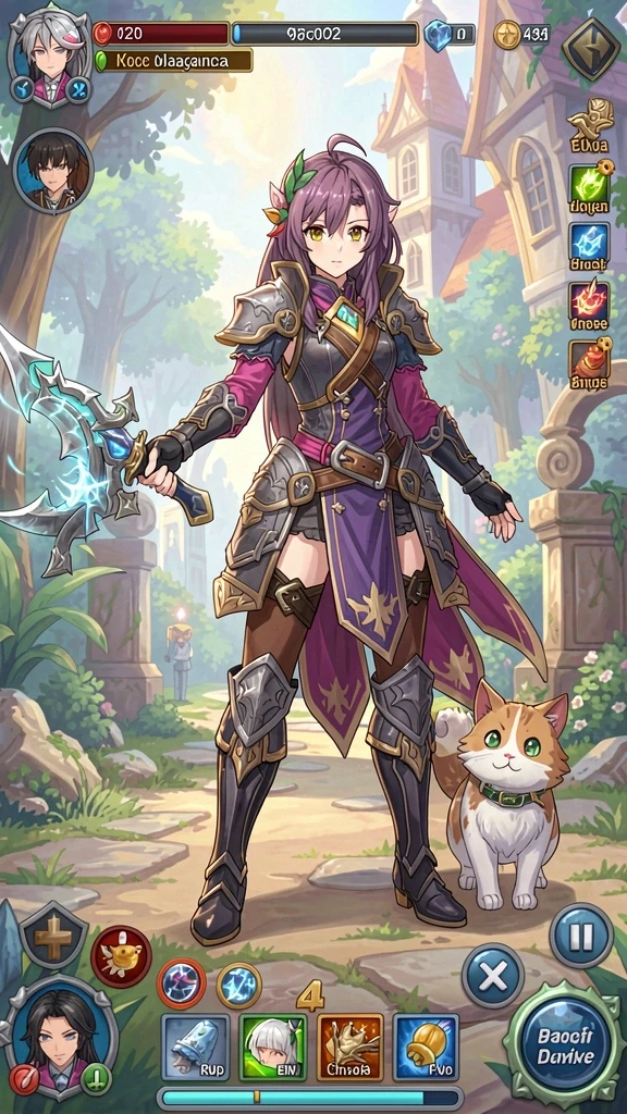 Screenshot hero dalam aksi saat bertarung.