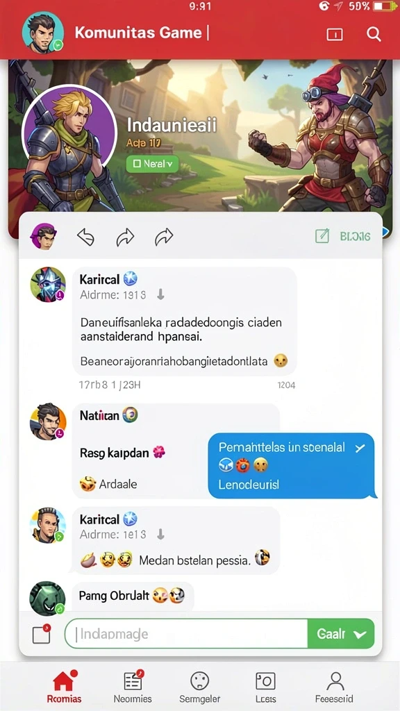 Animasi karakter yang halus dan menarik.