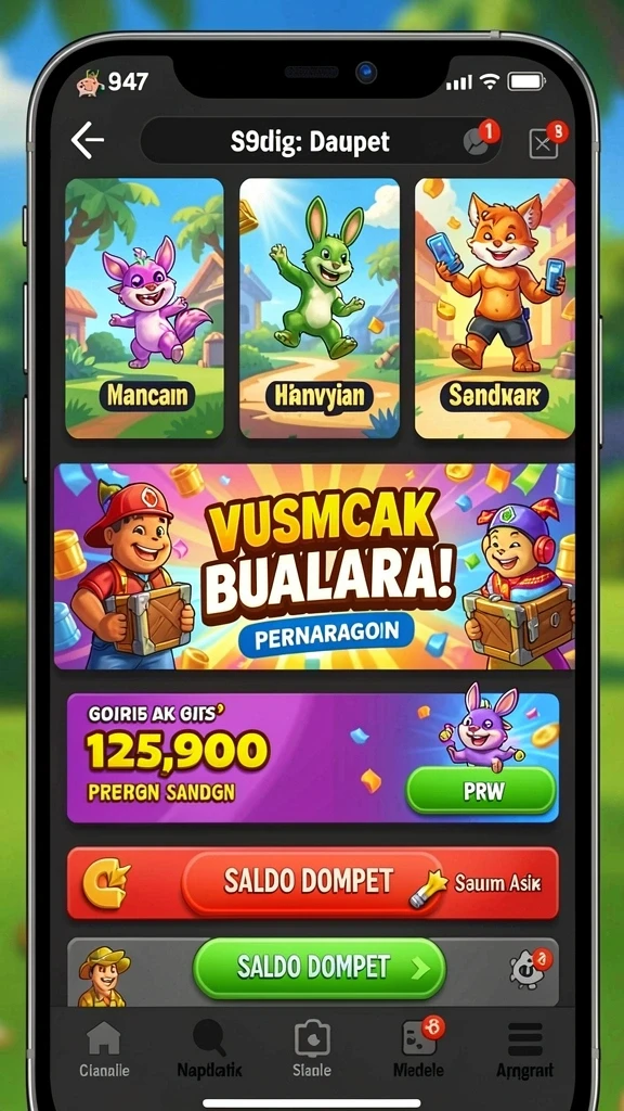 Karakter-karakter unik dalam RAJACLUB.