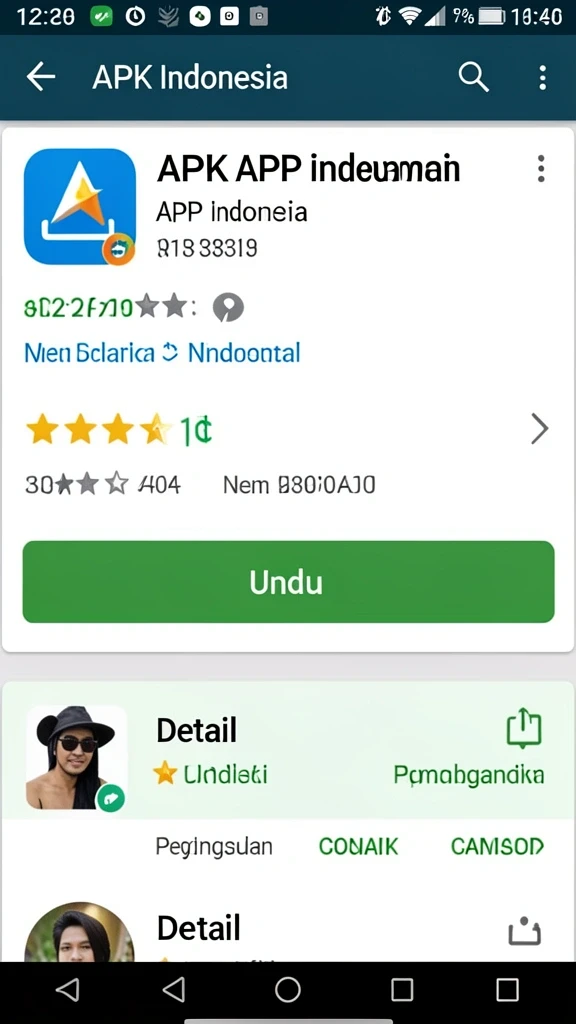 Tampilan antarmuka utama yang menarik dan mudah digunakan.