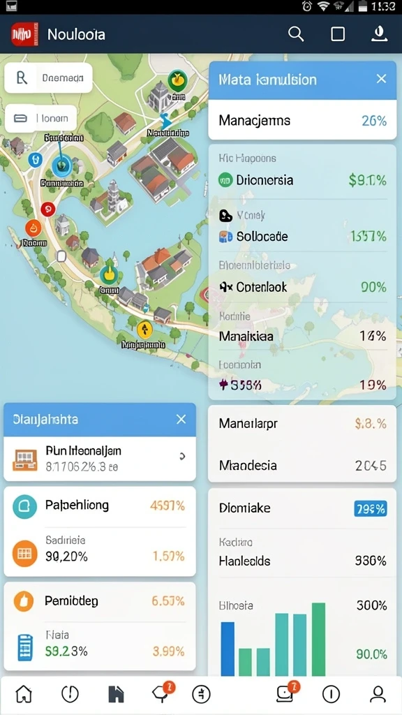 Tangkapan layar menampilkan momen intens dalam permainan.