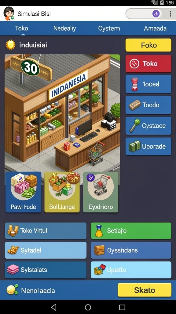 Grafis yang sangat detail dan atraktif untuk setiap karakter.