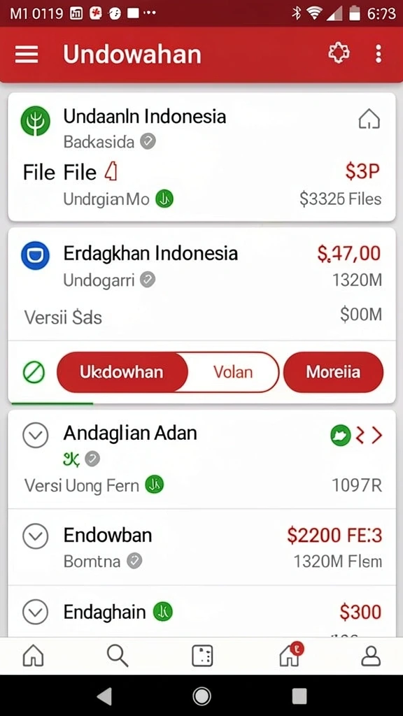 Tampilan awal yang menarik dan intuitif.