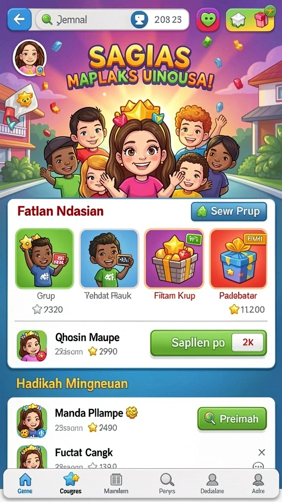 Tampilan antarmuka yang menarik dan ramah pengguna.