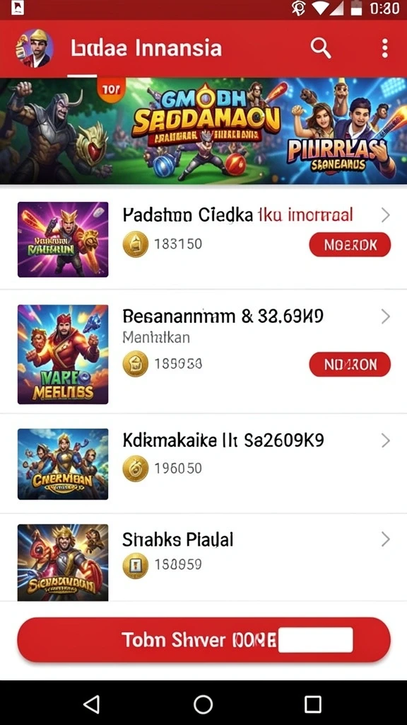 Tampilan antarmuka yang intuitif dan modern.