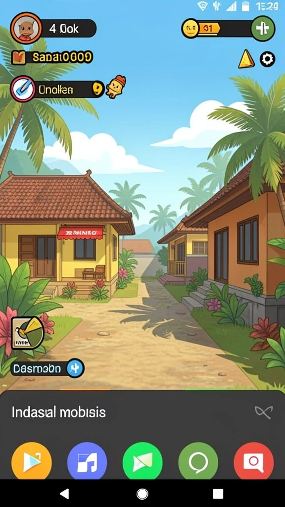 Fitur multiplayer yang memungkinkan bermain dengan teman.