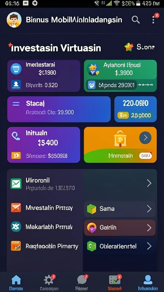 Tampilan awal yang menarik dan intuitif.